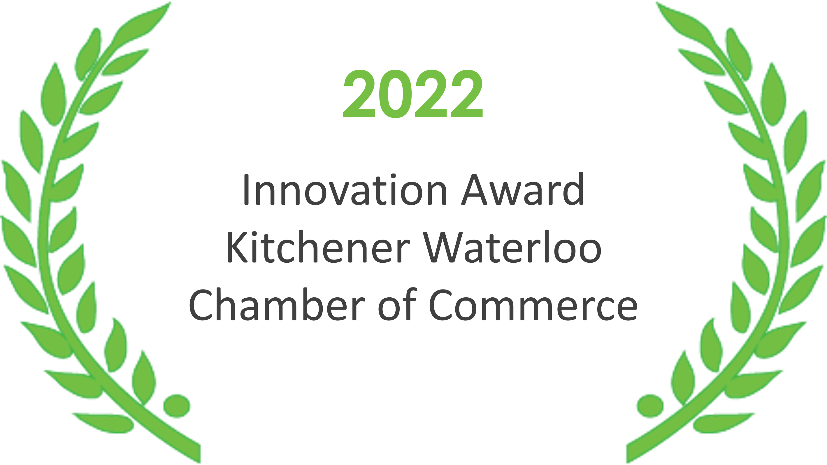 2022 Innovation Award Kitchener Waterloo Chamber of Commerce